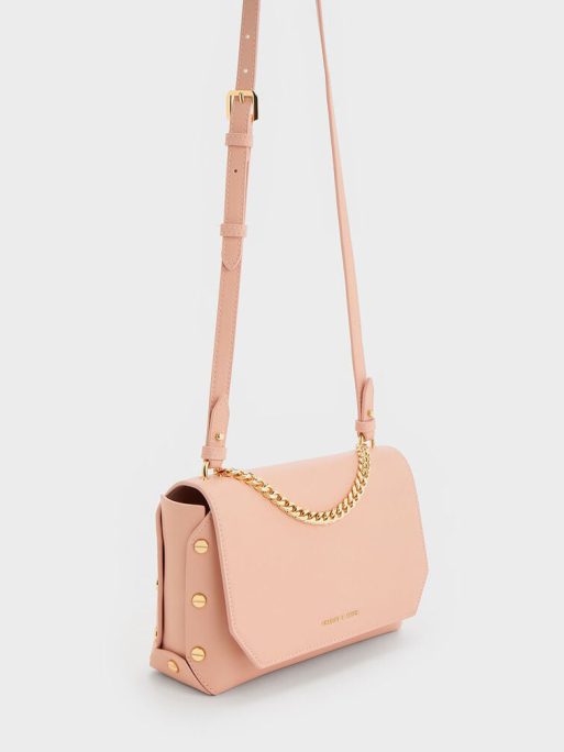 C&K Clea Chain-Handle Bag - Pink - Image 2