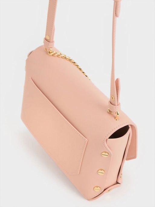 C&K Clea Chain-Handle Bag - Pink - Image 3