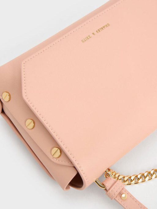 C&K Clea Chain-Handle Bag - Pink - Image 4