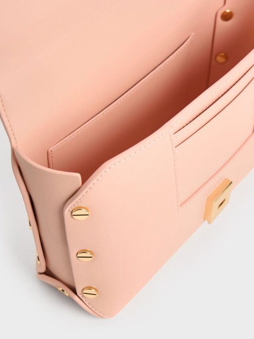 C&K Clea Chain-Handle Bag - Pink - Image 5