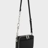 C&K Lock & Key Chain Handle Bag - Noir - Image 3