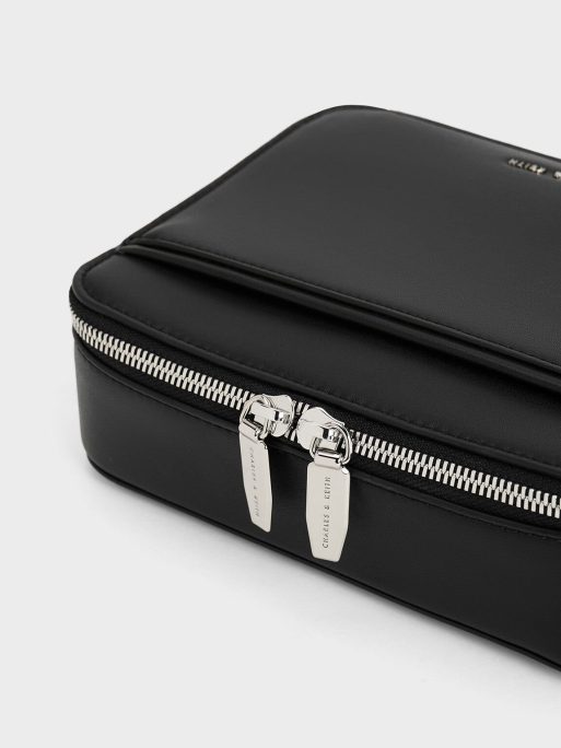 C&K Lock & Key Chain Handle Bag - Noir - Image 5