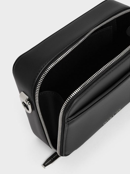 C&K Lock & Key Chain Handle Bag - Noir - Image 7