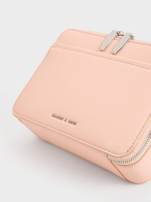 C&K Lock & Key Chain Handle Bag - Pink - Image 4