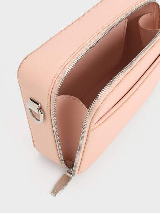 C&K Lock & Key Chain Handle Bag - Pink - Image 5
