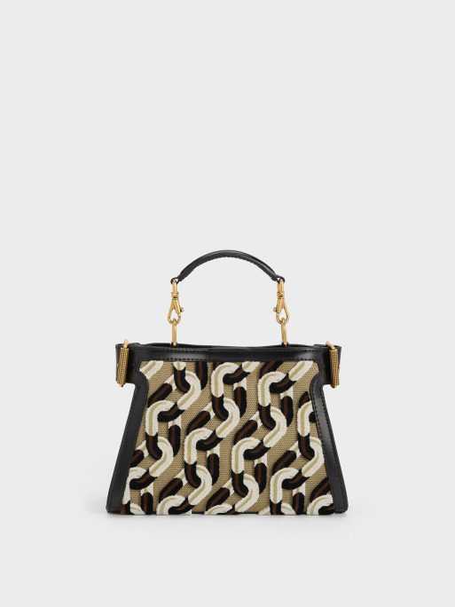 C&K Mini Lexie Side-Buckle Trapeze Bag - Multi