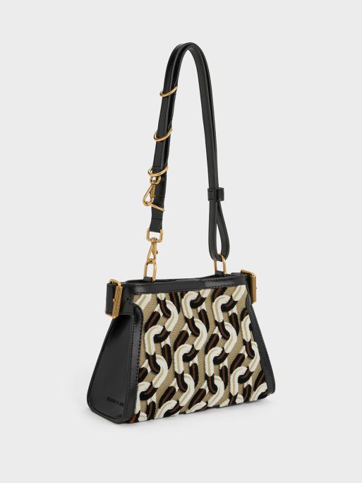 C&K Mini Lexie Side-Buckle Trapeze Bag - Multi - Image 2