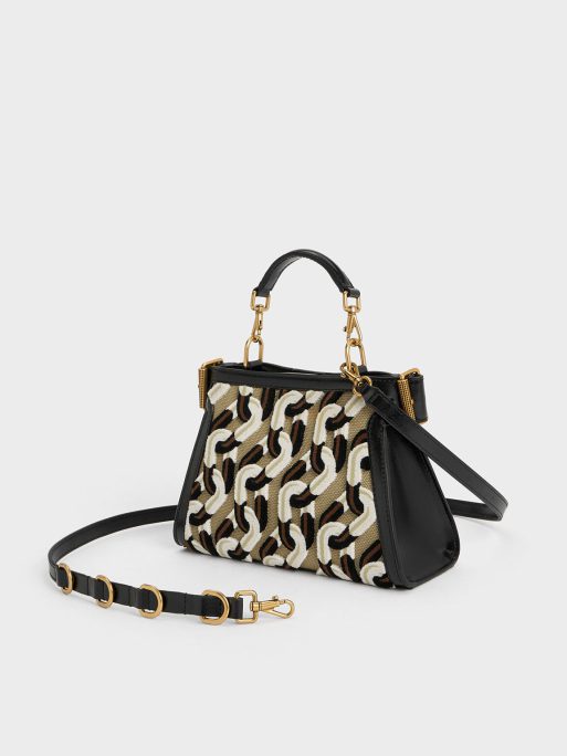 C&K Mini Lexie Side-Buckle Trapeze Bag - Multi - Image 3