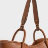 C&K Tubular Slouchy Tote Bag - Cognac - Image 5