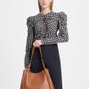 C&K Tubular Slouchy Tote Bag - Cognac - Image 6