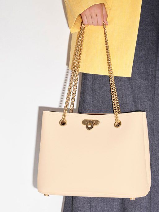 C&K Alcott Tote Bag - Beige - Image 3