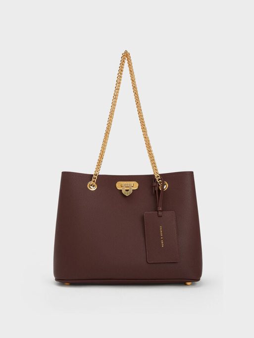 C&K Alcott Tote Bag - Dark Brown