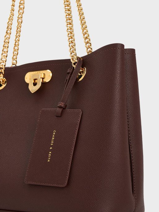 C&K Alcott Tote Bag - Dark Brown - Image 3