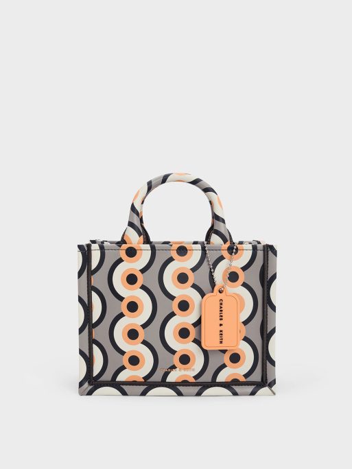 C&K Mini Jump Print Tote Bag - Taupe