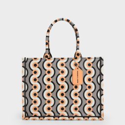 C&K Jump Print Tote Bag - Taupe