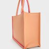 C&K Jump Contrast-Trim Tote Bag - Orange - Image 3