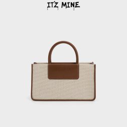 C&K Mini Astra Canvas Tote Bag - Chocolate