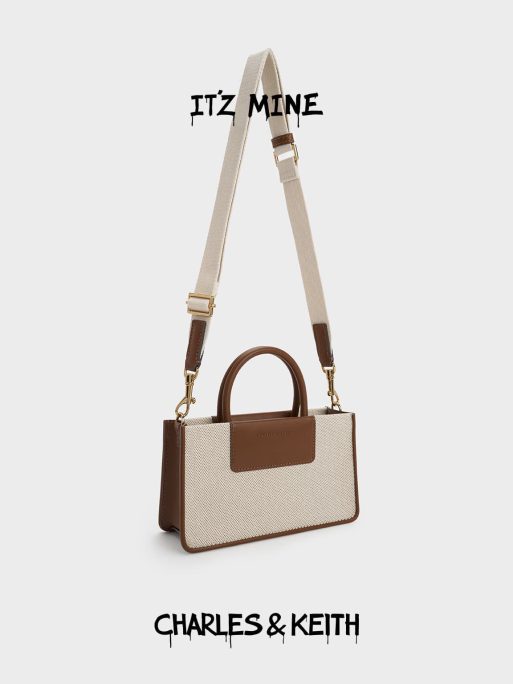C&K Mini Astra Canvas Tote Bag - Chocolate - Image 3