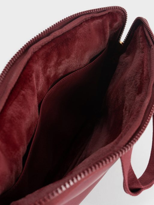 C&K Textured Laptop Bag - Burgundy - Image 7