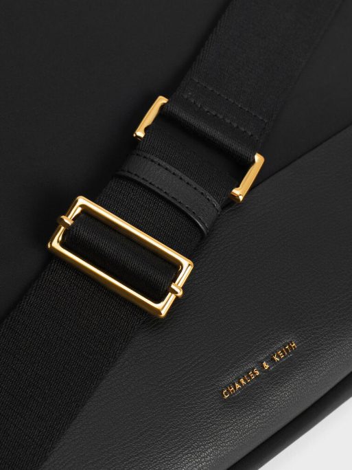 C&K Textured Laptop Bag - Black - Image 5