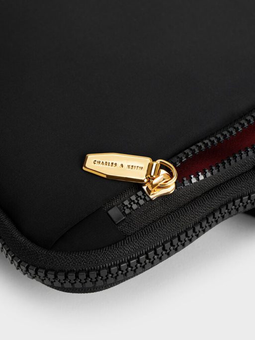 C&K Textured Laptop Bag - Black - Image 6