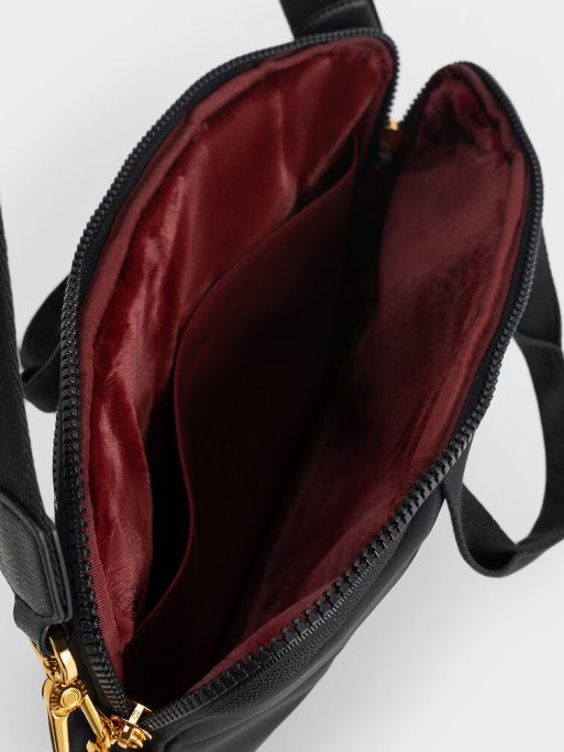 C&K Textured Laptop Bag - Black - Image 7