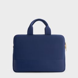 C&K Textured Laptop Bag - Navy