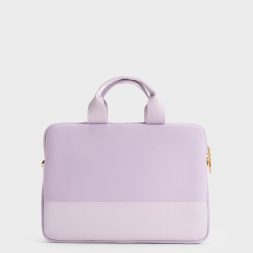 C&K Textured Laptop Bag - Lilac