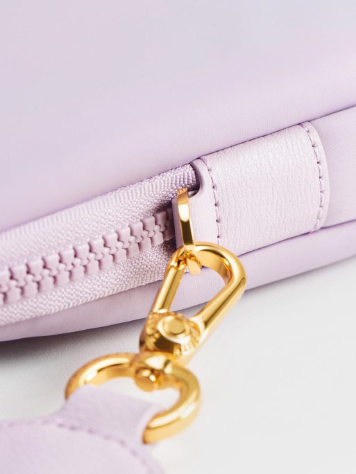 C&K Textured Laptop Bag - Lilac - Image 4