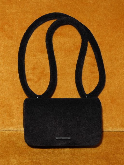 C&K Loey Textured Crossbody Bag - Jet Black - Image 6