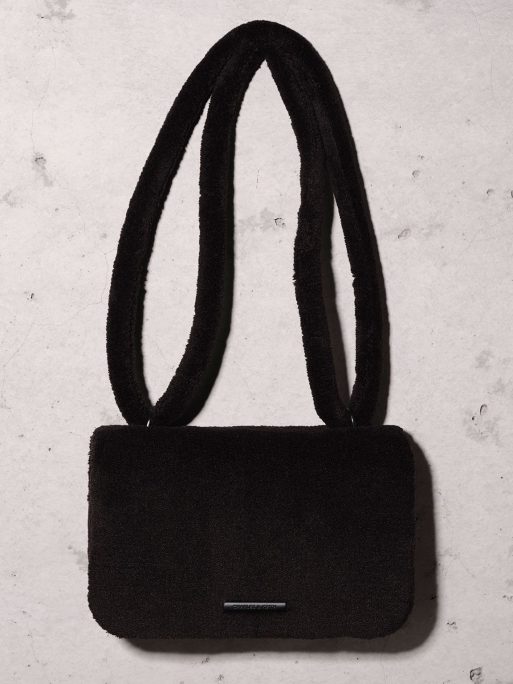 C&K Loey Textured Crossbody Bag - Jet Black - Image 9