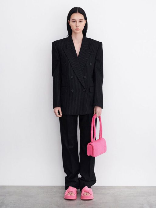 C&K Loey Textured Crossbody Bag - Pink - Image 6