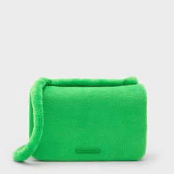 C&K Loey Textured Crossbody Bag - Green