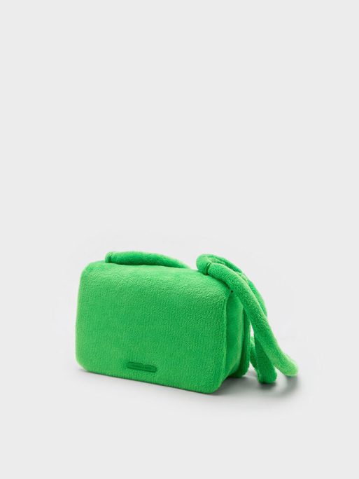 C&K Loey Textured Crossbody Bag - Green - Image 3