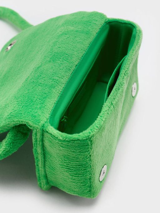 C&K Loey Textured Crossbody Bag - Green - Image 8