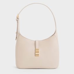 C&K Wisteria Belted Shoulder Bag - Oat