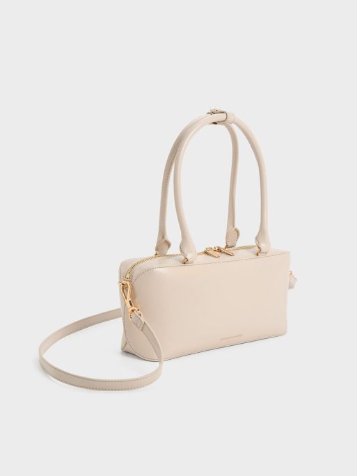 C&K Wisteria Elongated Tote Bag - Oat - Image 2