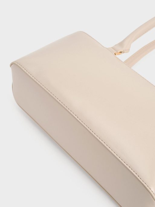 C&K Wisteria Elongated Tote Bag - Oat - Image 3