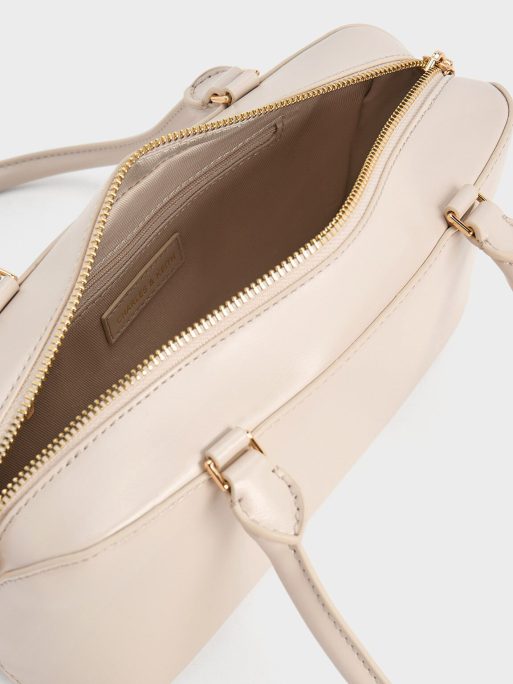C&K Wisteria Elongated Tote Bag - Oat - Image 5