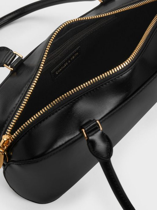 C&K Wisteria Elongated Tote Bag - Black - Image 5