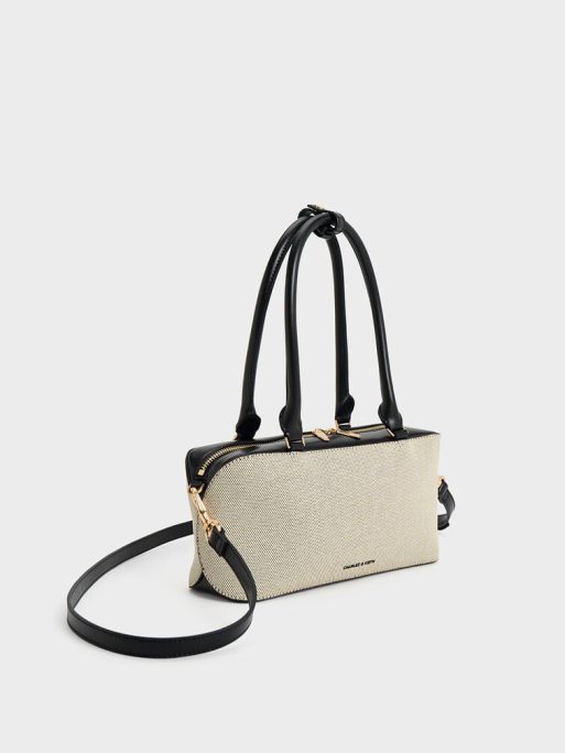 C&K Wisteria Canvas Elongated Tote Bag - Multi - Image 2