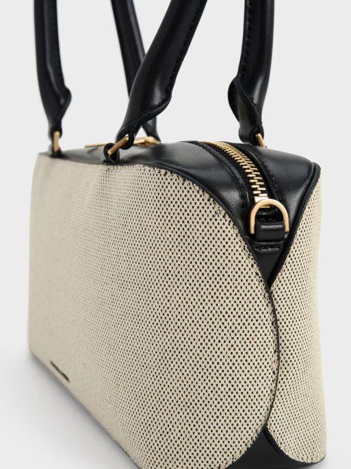 C&K Wisteria Canvas Elongated Tote Bag - Multi - Image 4