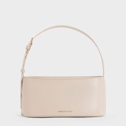 C&K Wisteria Elongated Shoulder Bag - Oat