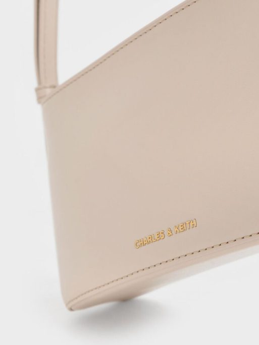 C&K Wisteria Elongated Shoulder Bag - Oat - Image 4
