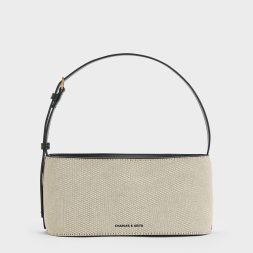 C&K Wisteria Canvas Elongated Shoulder Bag - Multi