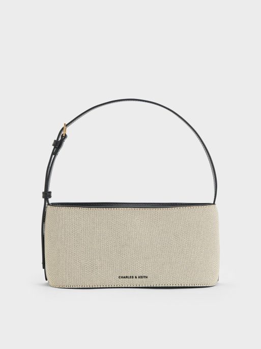 C&K Wisteria Canvas Elongated Shoulder Bag - Multi