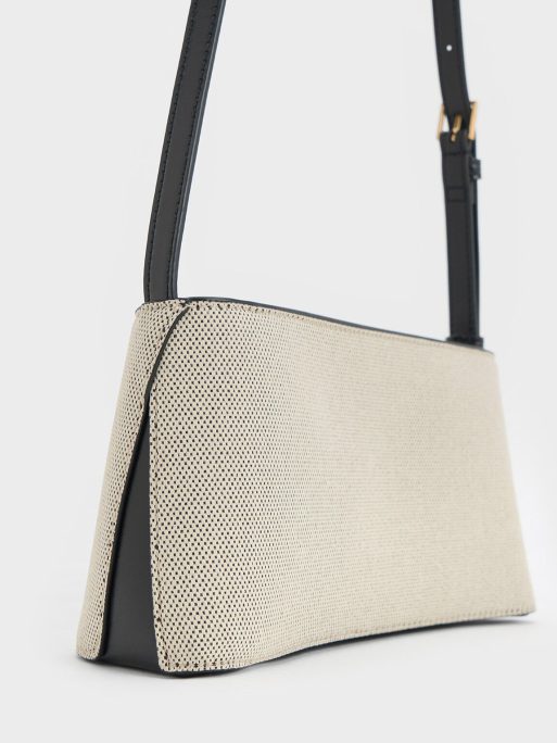 C&K Wisteria Canvas Elongated Shoulder Bag - Multi - Image 3