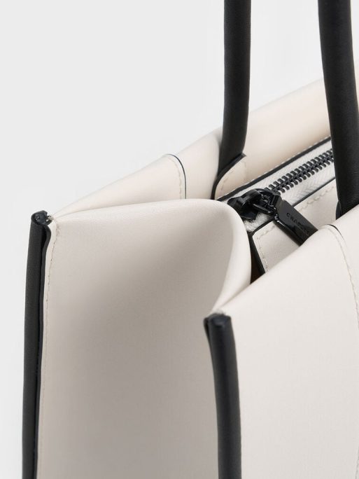 C&K Daylla Tote Bag - Cream - Image 4