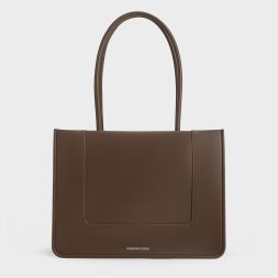 C&K Daylla Tote Bag - Dark Brown