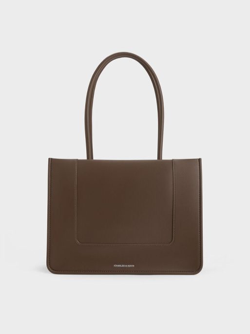 C&K Daylla Tote Bag - Dark Brown